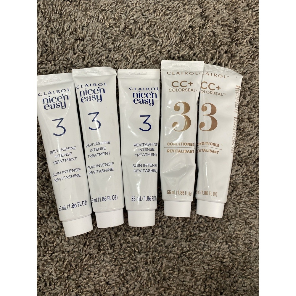 CLAIROL Nice n Easy Revitashine 3 Conditioner & CC+ Colorseal ( 5 )